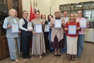 В ходе заседания президиума Минской областной организации БПРЗ сотрудники обкома приняли клятву верности профсоюзному движению